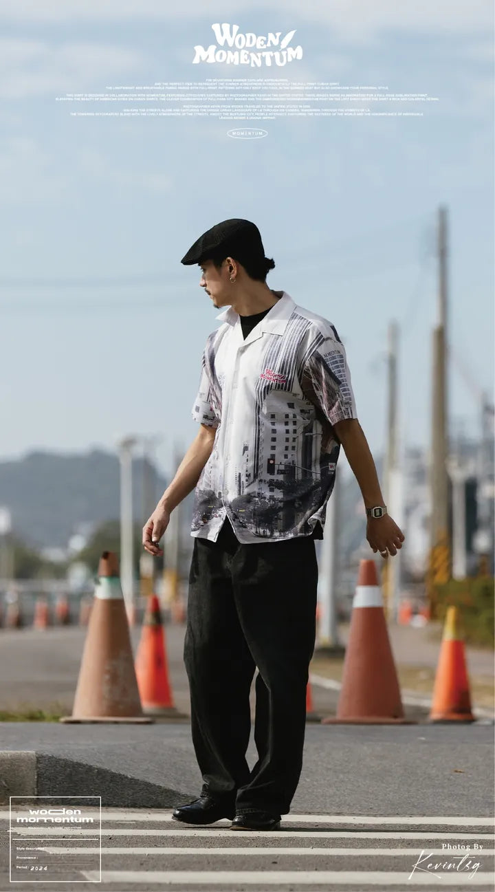 WODEN 2024 Spring & Summer 026 Momentum City Street Shirt