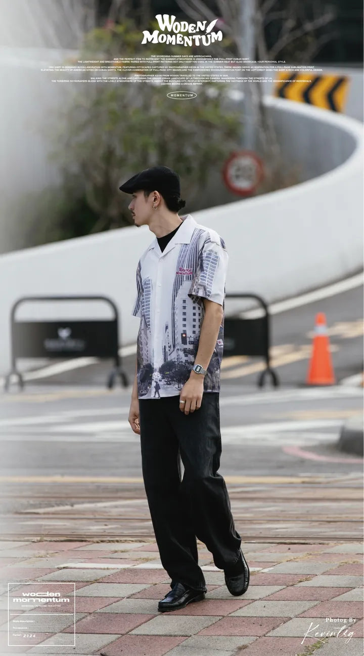 WODEN 2024 Spring & Summer 026 Momentum City Street Shirt
