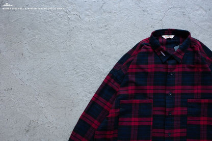 WODEN 2022 Fall & Winter Check Shirt (紅色款)