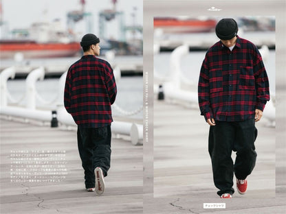 WODEN 2022 Fall & Winter Check Shirt (紅色款)