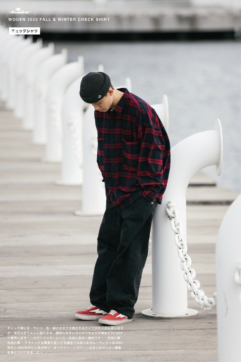 WODEN 2022 Fall & Winter Check Shirt (紅色款)