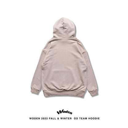 WODEN 2022 Fall & Winter OD Team LOGO Hoodie (卡其款)