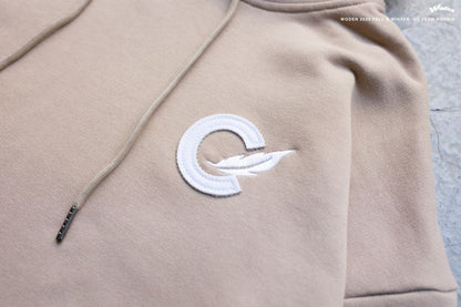 WODEN 2022 Fall & Winter OD Team LOGO Hoodie (卡其款)