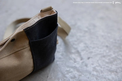 WODEN 2023 Fall & Winter Wash Patchwork Sacoche Bag