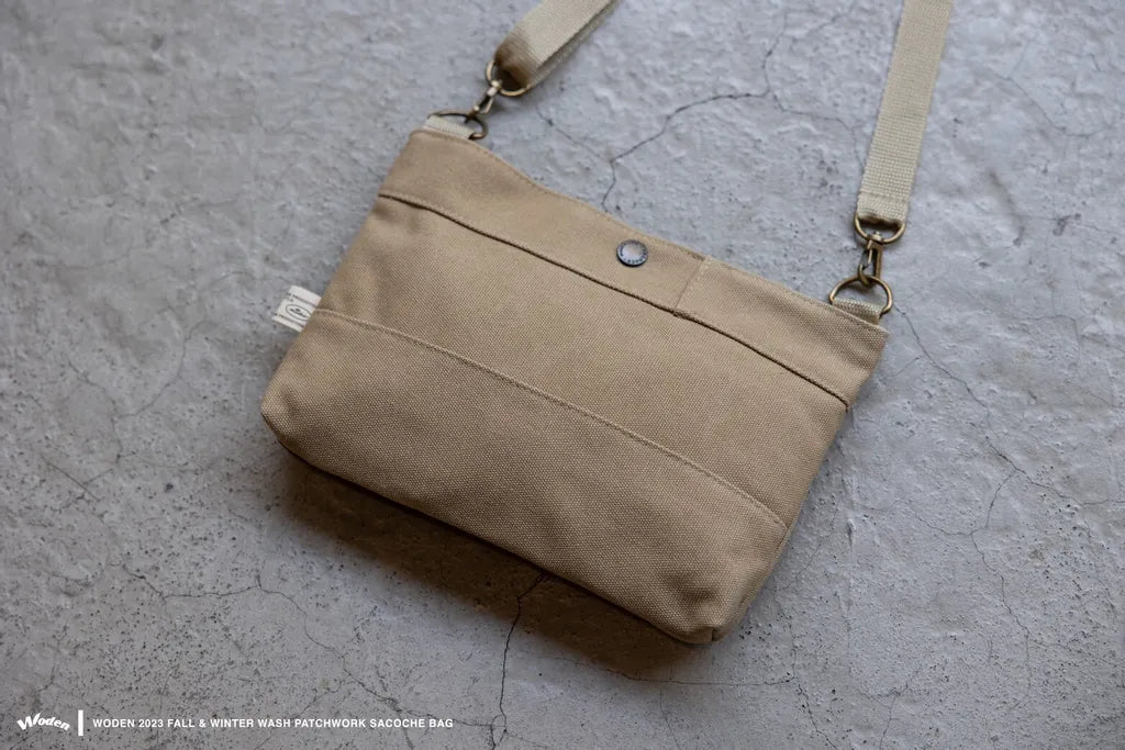 WODEN 2023 Fall & Winter Wash Patchwork Sacoche Bag