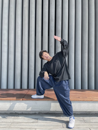 VINDAY 2022 Fall & Winter Toyko Receipt L/S Tee (黑)