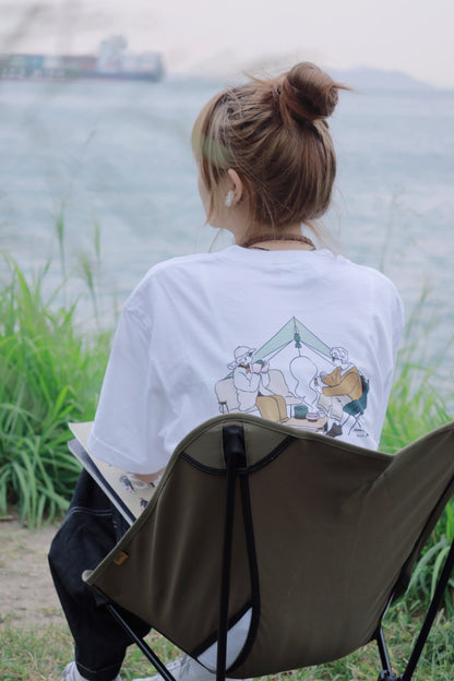 Peep_Projects x Vinday 2022 S/S Camping & Chilling Tee