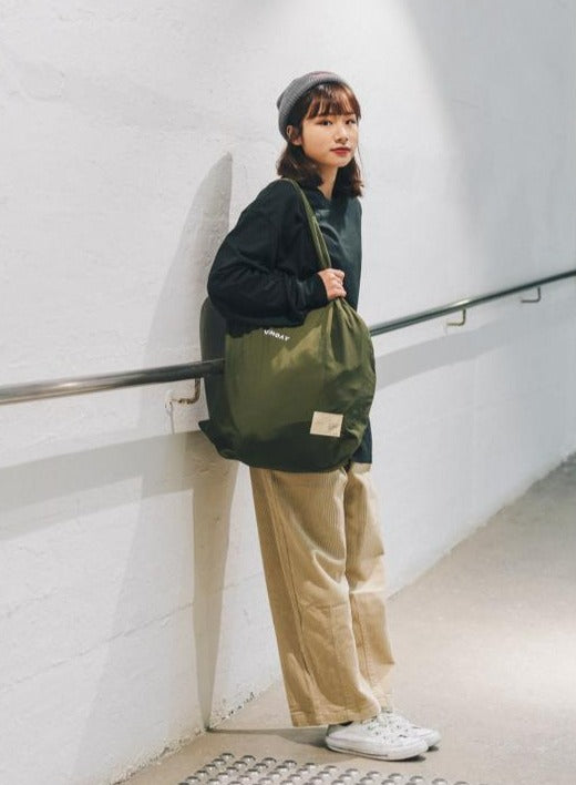 VINDAY 2022 Fall & Winter City Boy Tote Bag （軍綠）