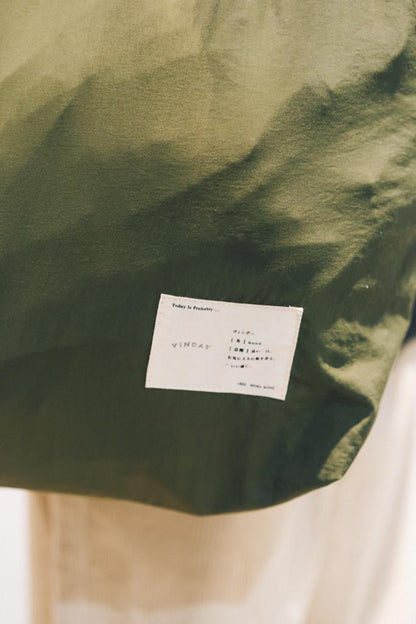 VINDAY 2022 Fall & Winter City Boy Tote Bag （軍綠）