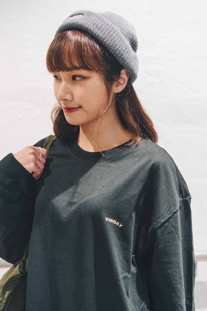 VINDAY 2022 Fall & Winter Toyko Receipt L/S Tee (黑)