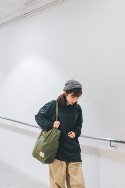 VINDAY 2022 Fall & Winter City Boy Tote Bag （軍綠）