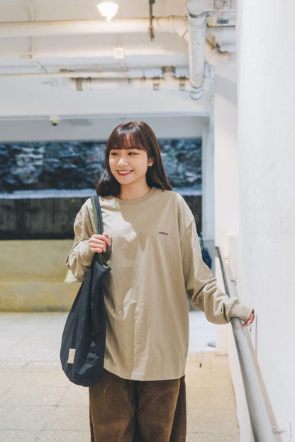VINDAY 2022 Fall & Winter Toyko Receipt L/S Tee (卡其)